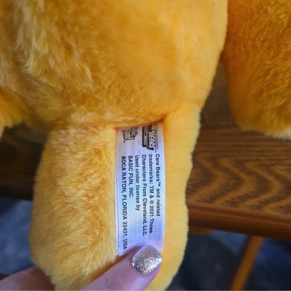 Care Bears Birthday Bear Plush (Glitter Belly) With Working Lights‎ & Sounds
